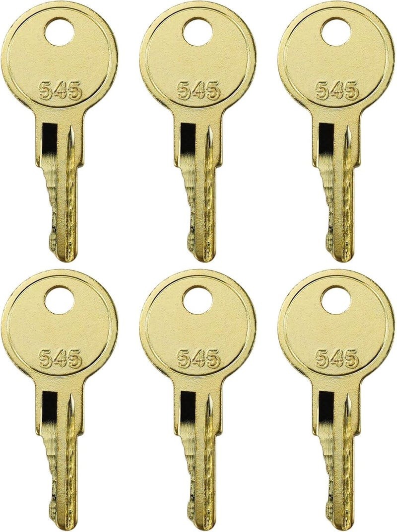 gradora CH545 Keys Compatible with Truck Trailer RV Campers Car Hauler Tool Boxes Safety Cabinets Paddle Handle Lokes (Pack of 6) - Image 1